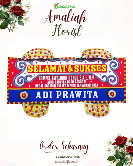 Papan Bunga Ucapan Selamat Paripurno